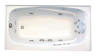 Mystique 5.5SKTF 66 Inch Whirlpool, Air, Combination Bathtub