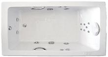 Zen 532 60" by 32" Single Person Whirlpool Bathtub, Air Tub and Combination Bathtub