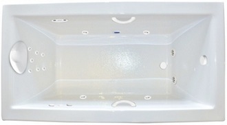 Zen 7232 SD Drop In or Free Standing  Whirlpool Bathtub Combination Tub and Air Tub