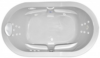 Zen Oval 7236 SD Whirlpool Bathtub Combination Tub and Air Tub